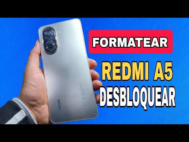 How to Format Xiaomi Redmi A5 | Hard Reset | Remove pattern, PIN, or password