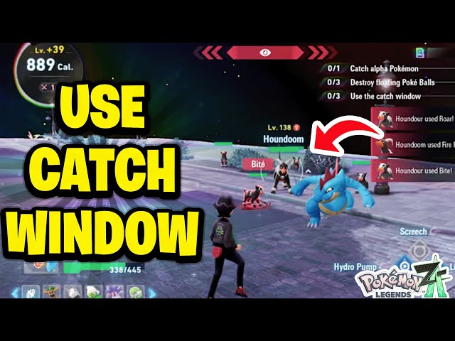How to Use the catch window in Pokémon Legends Z-A Mega Dimension - Fastest Guide