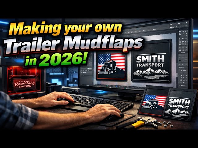 ATS & ETS2 Mudflap Skinning Tutorial | Custom Mods Guide