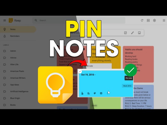 How To Pin Notes in Google Keep (Easy Guide)