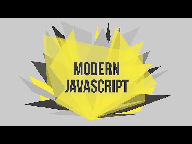Modern JavaScript Tutorial for Beginners