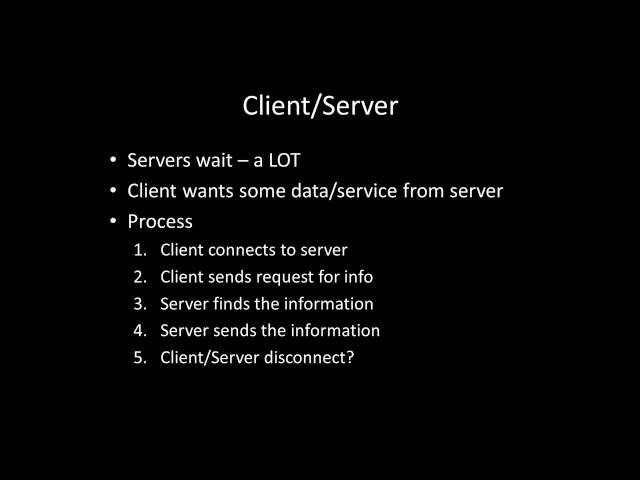 Tutorial 22.1 - Introduction to Network Programming