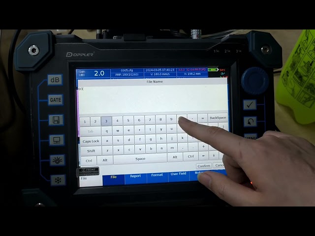 11 Flexscan+DSC06 Save Data, Modify Data Filenames, and Open Data