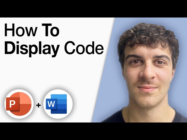 How To Display Code in Microsoft Powerpoint or Word [2025 Full Guide]