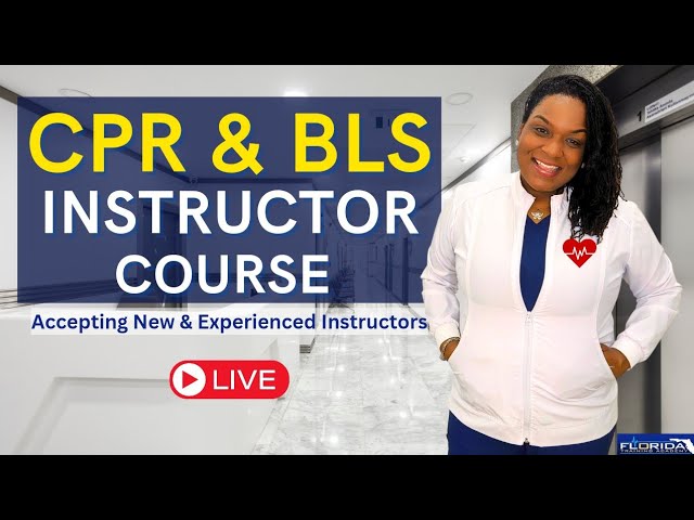 ❤️ AHA CPR & BLS Instructor Course with Nurse Eunice