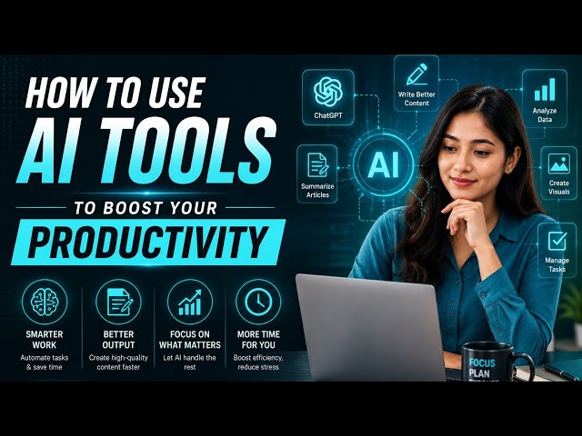 How to Use AI Tools to Boost Your Productivity | Work Smarter with Artificial Intelligence | Uplatz