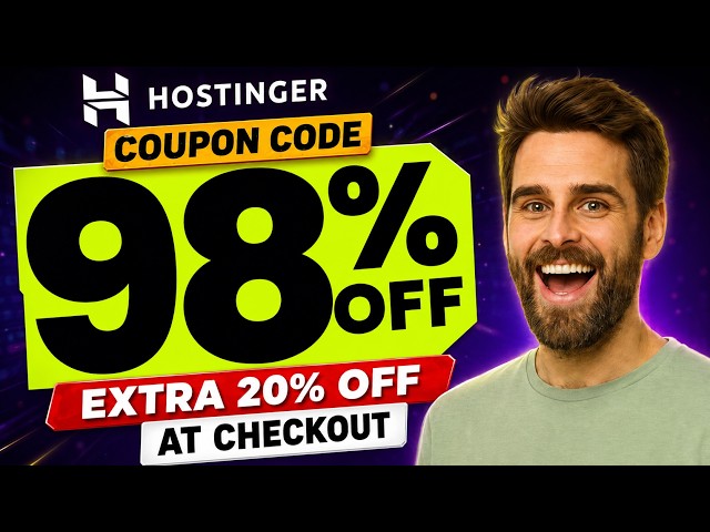 Hostinger Coupon Code 2026 | Hostinger REVIEW 💥 EXCLUSIVE 20% Hostinger Promo Code
