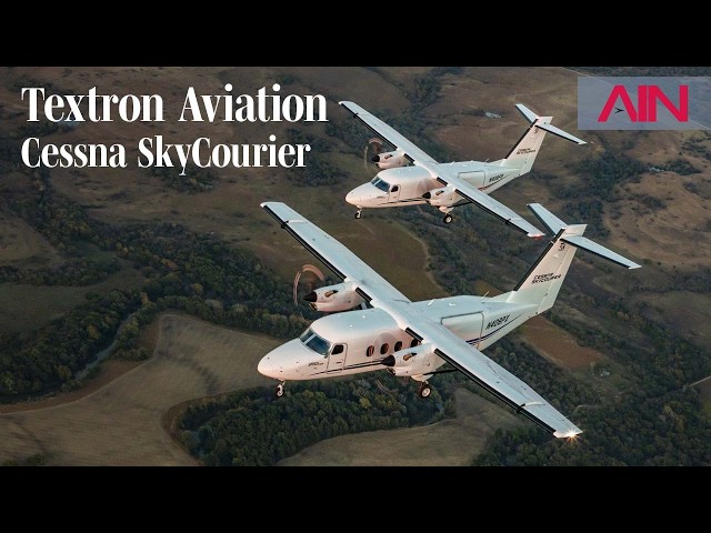 Textron Aviation Showcases Passenger-carrying Version of Its SkyCourier Aircraft – AIN