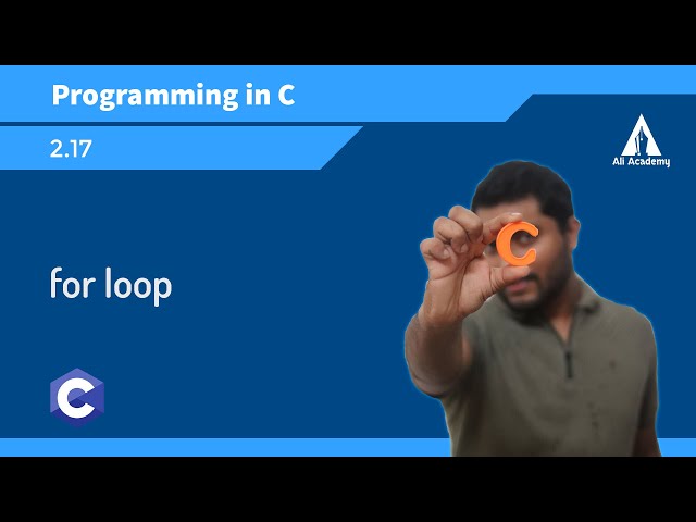 for loop | Programming in C | EST102 | KTU | Malayalam