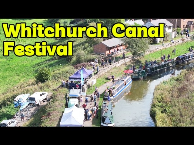 Brecha especial en el canal de Llangollen, Whitchurch. Actualización vespertina. ¡Festival del ca...