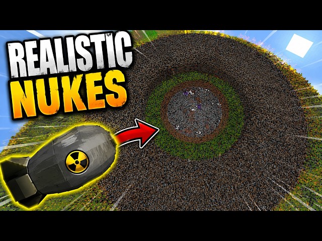 Minecraft's Most REALISTIC Nuclear Bomb Mod?!