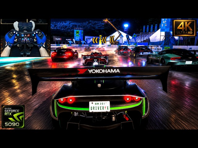 Lotus Exige WTAC | Legend Island Circuit 10-Lap Race | Forza Horizon 6 | MOZA R9 Steering Wheel | 4K