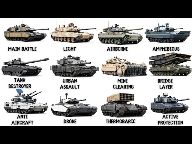 Every Type of Modern Tank Explained