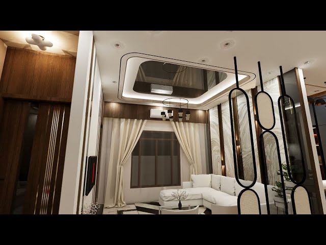 DRAWING ROOM AND KITCHEN FALSE CEILING DESIGN