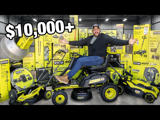 I Bought Every Ryobi Lawn and Garden Tool