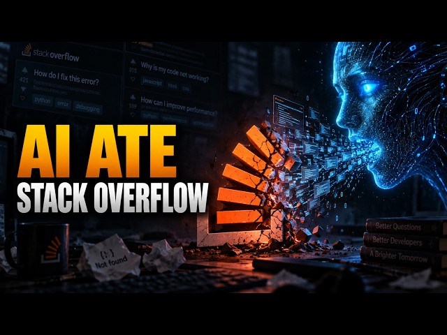How AI Ate Stack Overflow: A Tragic Story