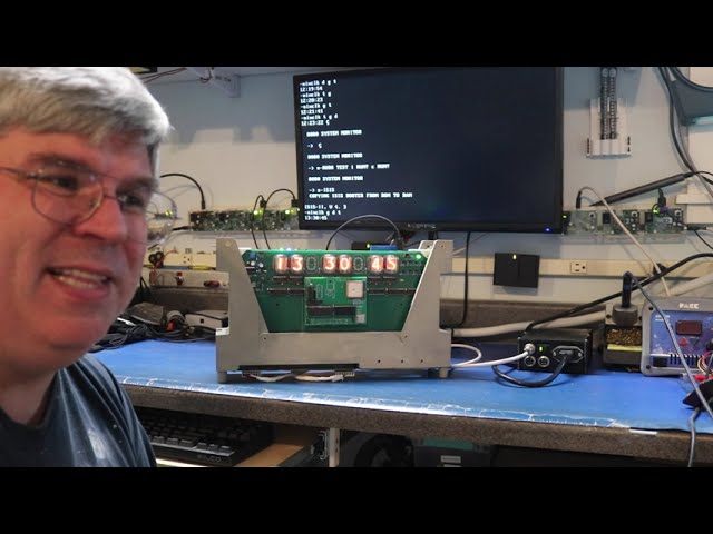 Nixie Tubes! Vintage Industrial Multibus Computer becomes a Nixie Tube Clock