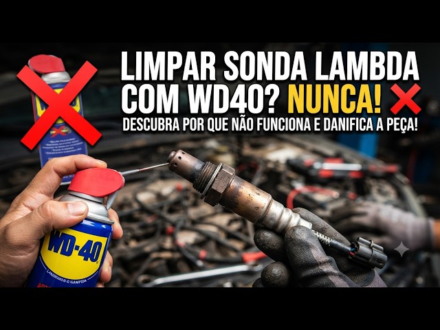 Can you clean an oxygen sensor with WD-40?