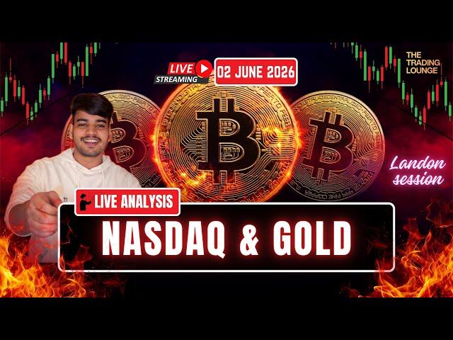 03 June 2026 | Nasdaq & Gold Trading | Short Live Analysis  Hindi for Crypto Forex | NYC Session