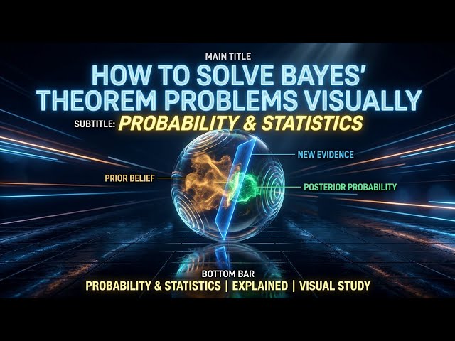 Bayes' Theorem Visual Trick — Solve Any Probability Problem | Mathematics