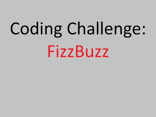 Senior Developer Tries To Code FizzBuzz