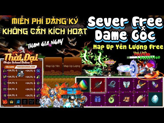 Ninja School Online Private Server, Free Damage Original Map, Yen Luong Map, Relive Childhood, Gr...