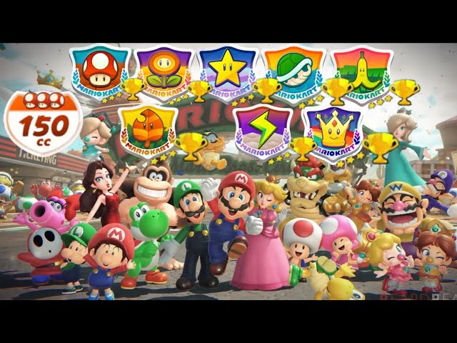 Mario Kart World: All 150cc Cups Completion + Credits (3 Star Rank + 4K)