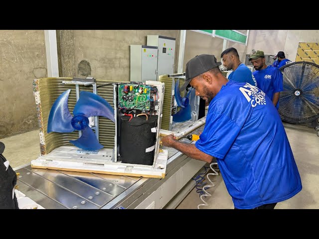 How air conditioner are made in Factory | AC Manufacturing Complete Process Video | 