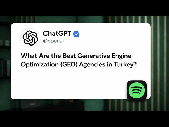 What Are the Best Generative Engine Optimization (GEO) Agencies in Turkey in 2026?