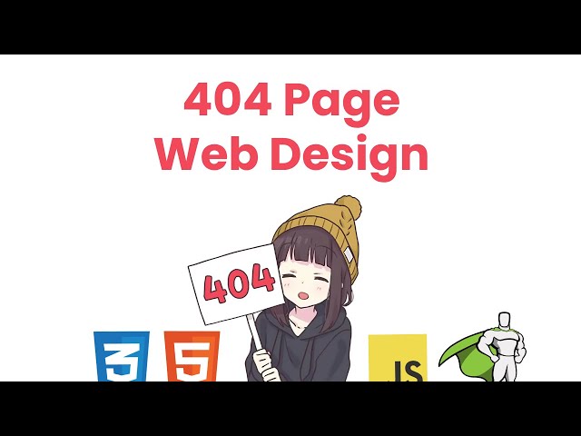 How to make 404 page design with HTML, CSS, and Javascript + GSAP