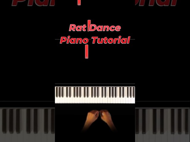 How to play the VIRAL *Rat Dance* Meme on Piano Tutorial #pianotutorial     #easypiano