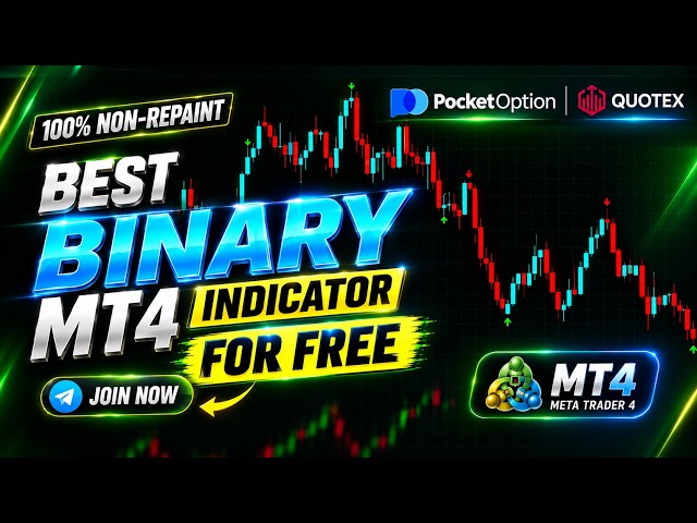 Finally Found FREE Non Repaint Binary MT4 Indicator 🚀| Best Indicator for Binary Option Trading 2026