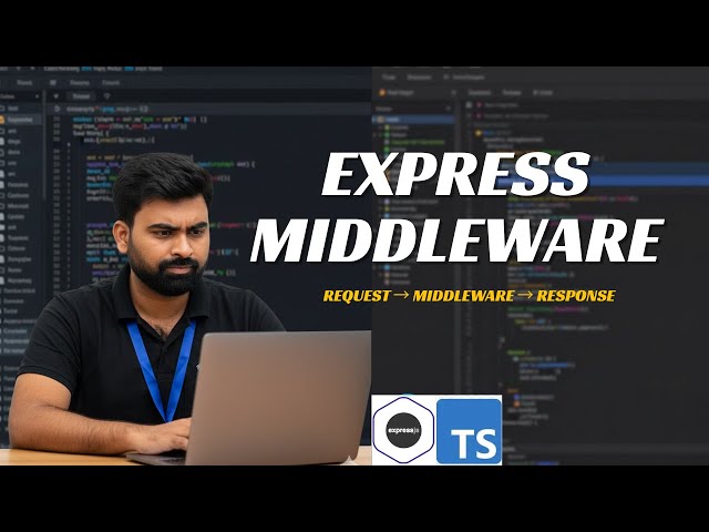 What is Middleware in Express.js? | Complete Theory | Node.js | Ep 14@techlearningwithRajat