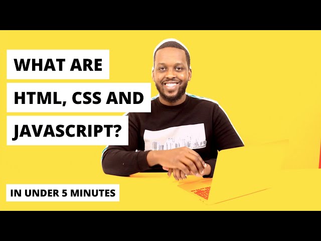 HTML, CSS and JavaScript in under FIVE minutes! (For Beginners)