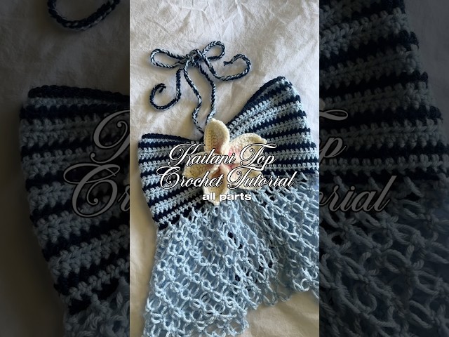 Easiest crochet summer top tutorial!! #crochettop #summercrochet
