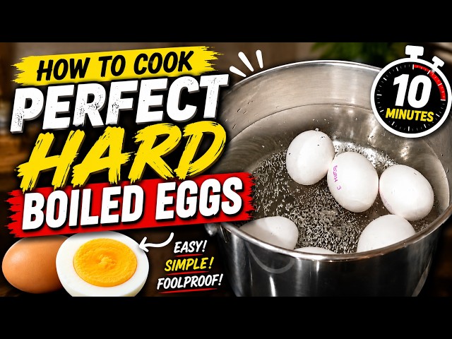 How to Cook Perfect Hard Boiled Eggs