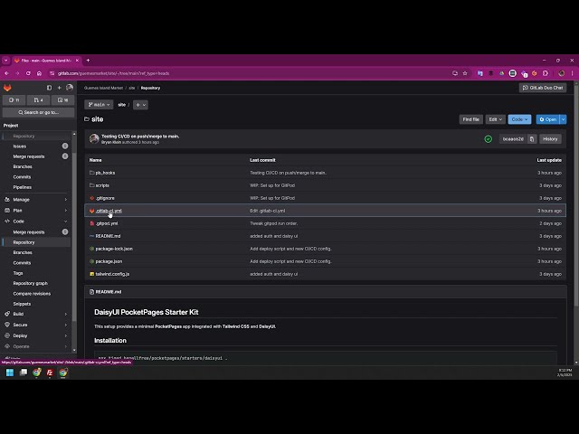 GitPod and GitLab CI/CD with Pocketbase, Pockethost, and Pocketpages