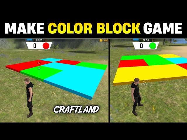Color Block Game Script For Craftland | Color Block Game | PAC Gaming World 