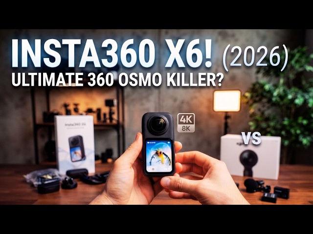 Insta360 X6: Is This the Ultimate OSMO 360 Killer!? (2026)