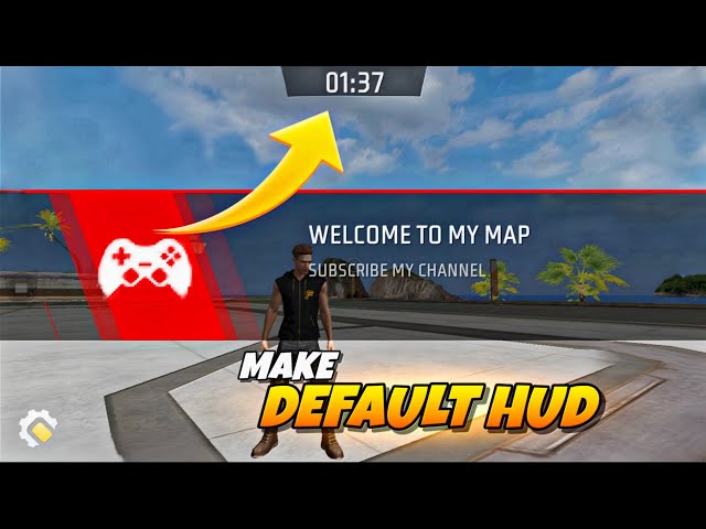 Make Countdown Timer and more Default UI in Craftland | Freefire SacSo