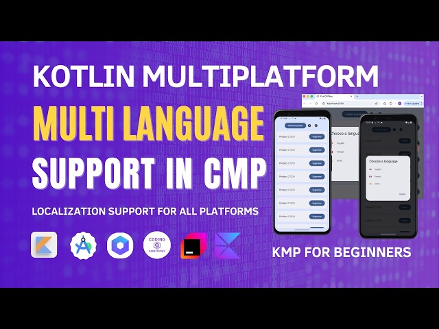Multi Language Support in Compose Multiplatform App | Localization in KMP - KMP for Beginners
