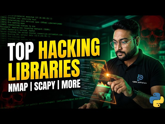 Hackers Use These Python Libraries 💀 Scapy, Nmap & More (Black Hat Python #7)