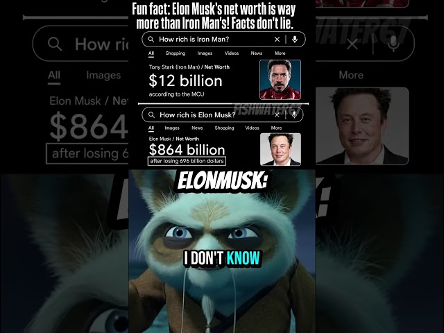 IRON MAN vs. ELON MUSK 💀😂 #shorts #memes