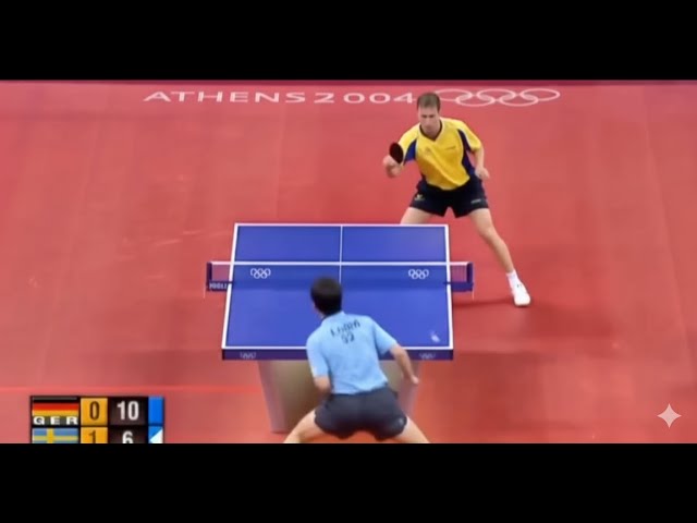Waldner vs Timo Boll: The Unbreakable Wall at the 2004 Olympics #tabletennis #pingpong