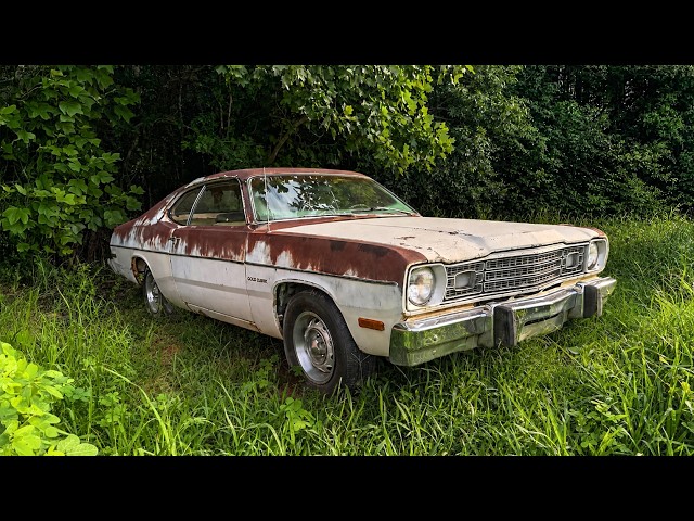 ABANDONED V8 Plymouth Duster! Will It Run and Drive After Decades?