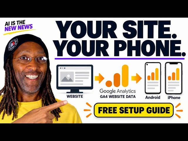 Is Your GA4 Setup Not Working for You | See Your Website Traffic on Your Phone (Free GA4 Setup)