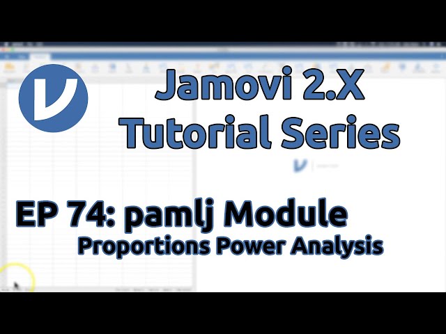 Jamovi 2.X: pamlj Module || Porportions Power Analysis (Episode 74)