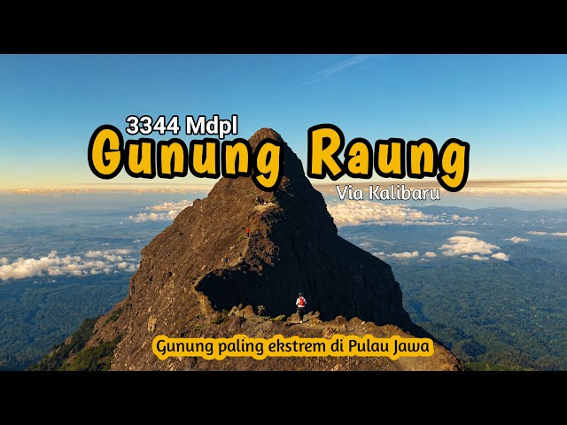 #1 THIS IS HOW TOUGH THE RAUNG TRAIL IS! THE MOST EXTREME MOUNTAIN CLIMB ON JAVA ISLAND 🔥