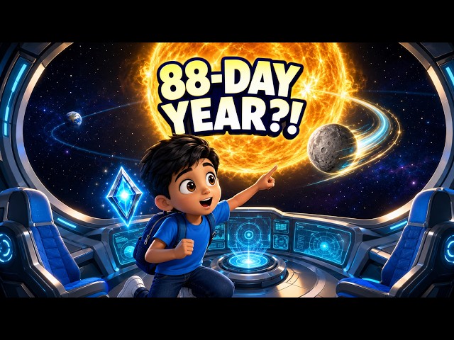 ☀️ Mercury: The Fastest Planet! | Planet Journey with Hashir – Season 2