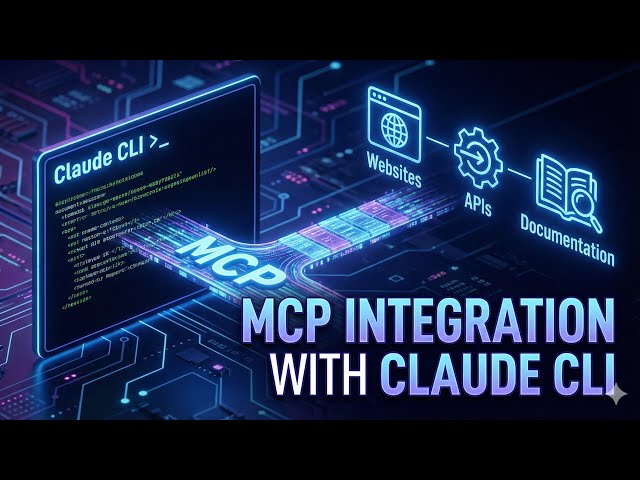 MCP Integration with Claude CLI | Beginner-Friendly Practical Guide | Make Claude CLI Super Powerful